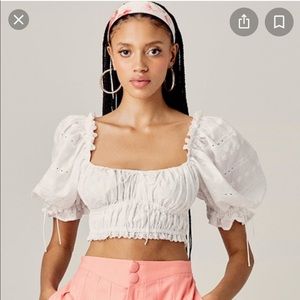 For love & lemons iris crop top